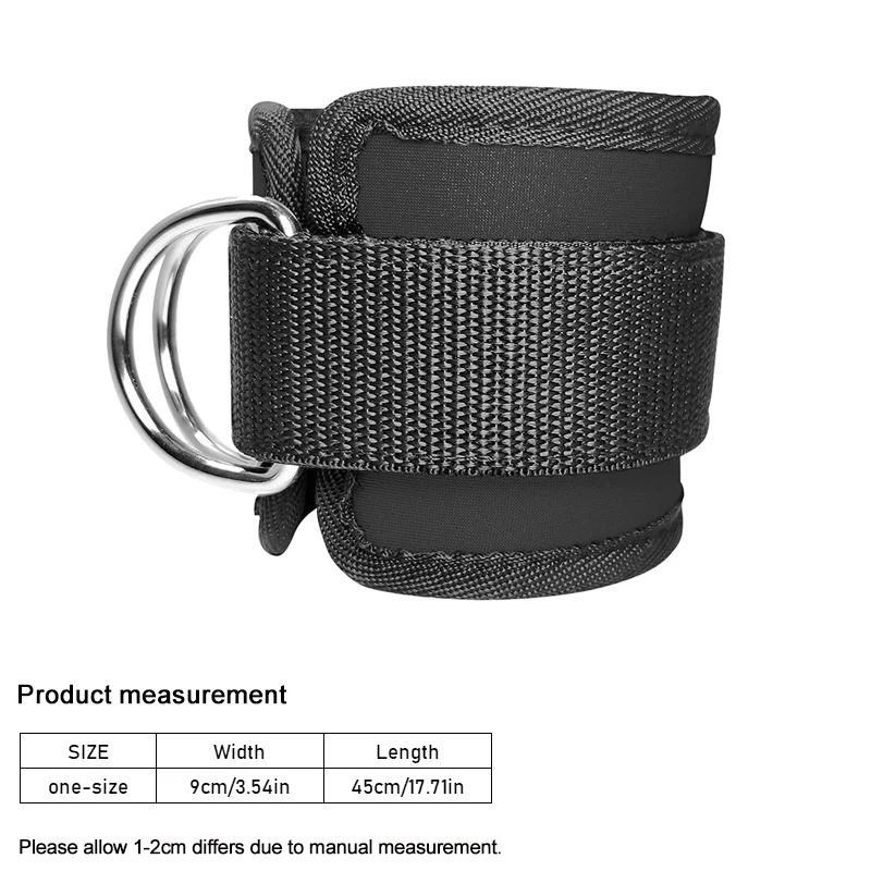 Ankle Straps for Cable Machines Padded Ankle Cuffs for Leg Exercise WorkoutsFully Adjustable and Breathable Ankle