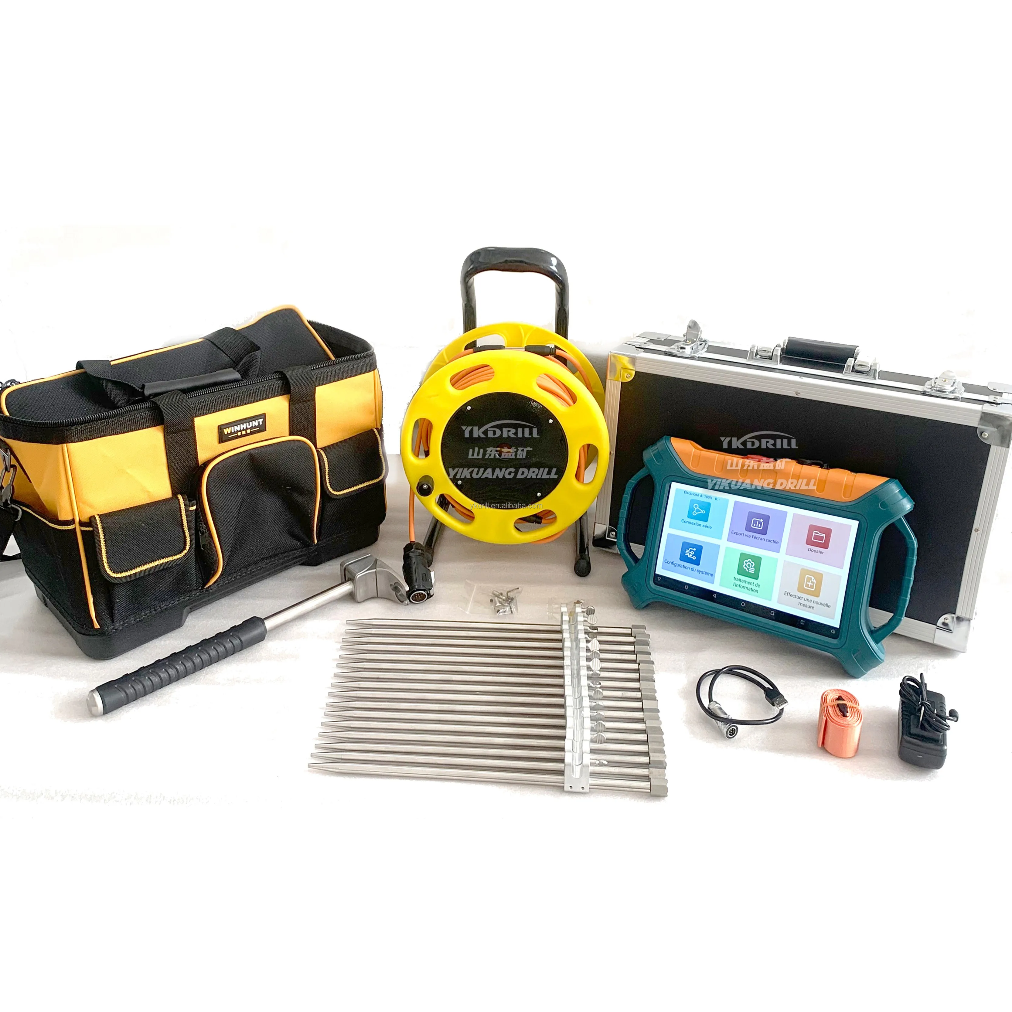 ADMT-300SX-16D Multi-channel Water Detector For 300m Depth Detecting Finding Water