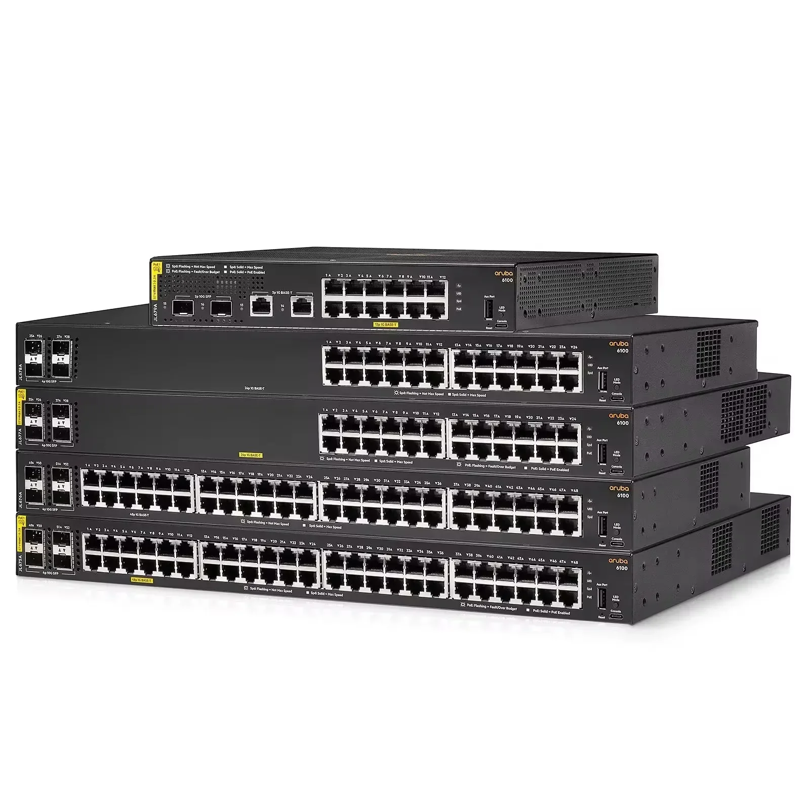 Aruba 6300M(JL661A) Conmutador SFP56 PoE de 48 puertos 1GbE Clase 4 y 4 puertos JL661A