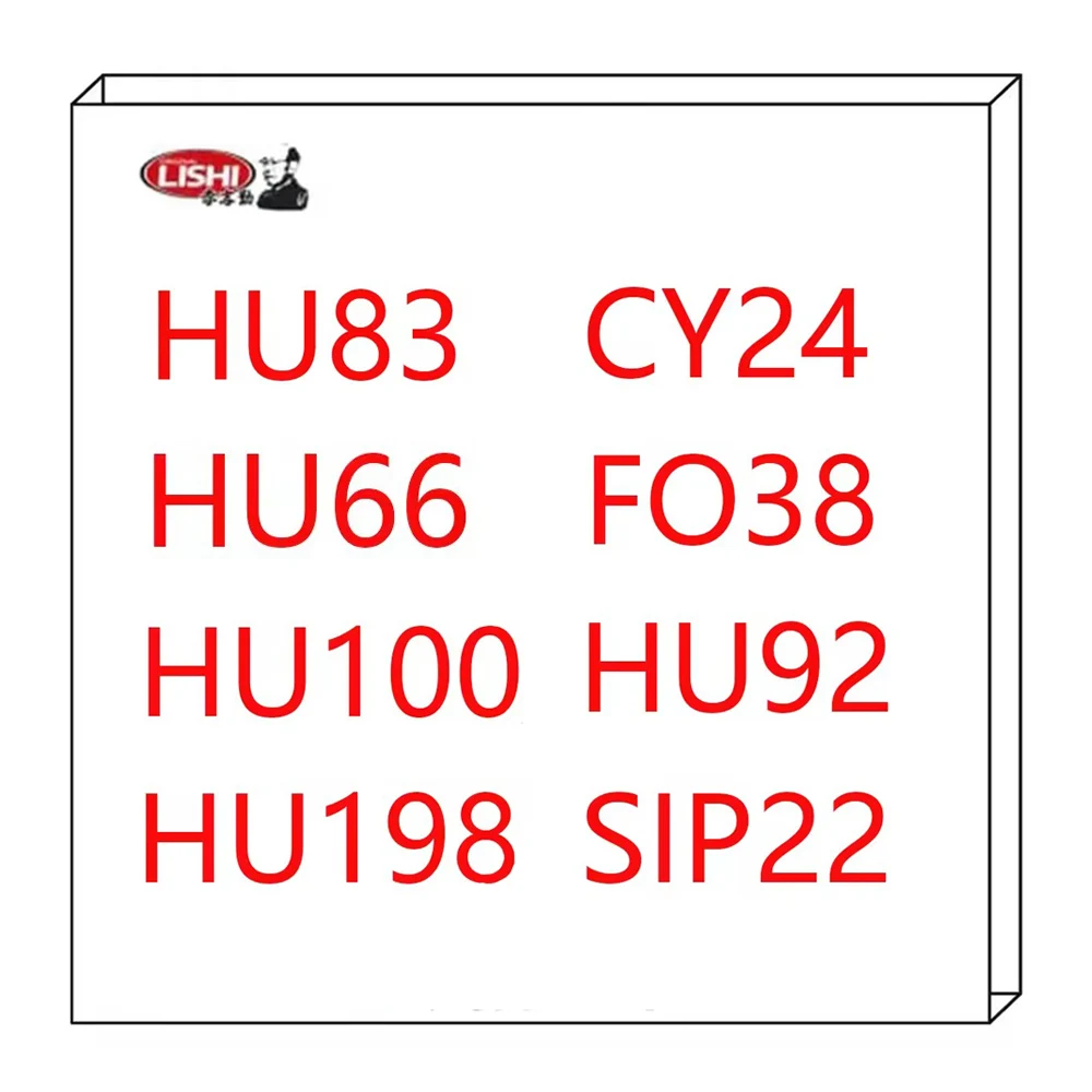 2026 NEW Lishi 2 in 1 HU198 HU66 CY24 FO38 HU92 HU100 SIP22 HU83 for ford2017