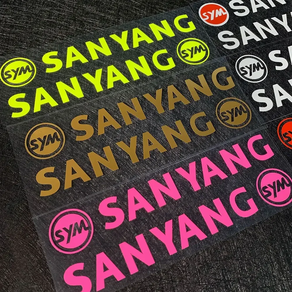 Motorcycle Reflective SYM Logo Emblem Sticker for Sanyang Motor Maxsym Tl500 SYM Cruisym 300 FNX150 JoymaxZ 300 FIDDLE