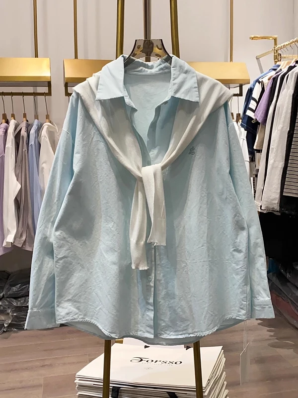 

plus Size 300 Pou Autumn New Sle irt with oulder Design Loose Men's Faion Slimming Top Korean Version Casual Wear