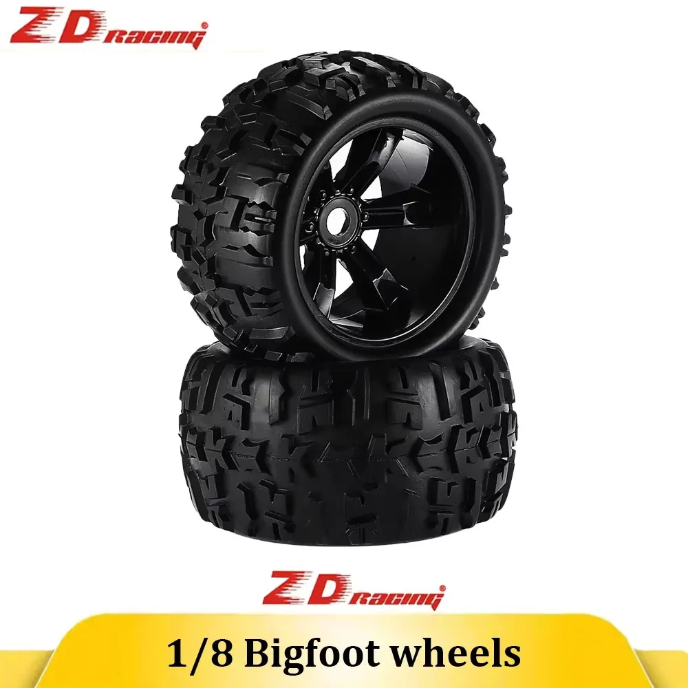 

ZD Racing1/8 Off-Road RC Car Tires–17mm Hex Wheels, Compatible with Redcat, HSP, Kyosho, Hobao, Hongnor, Team Losi, GM, DHK, HPI
