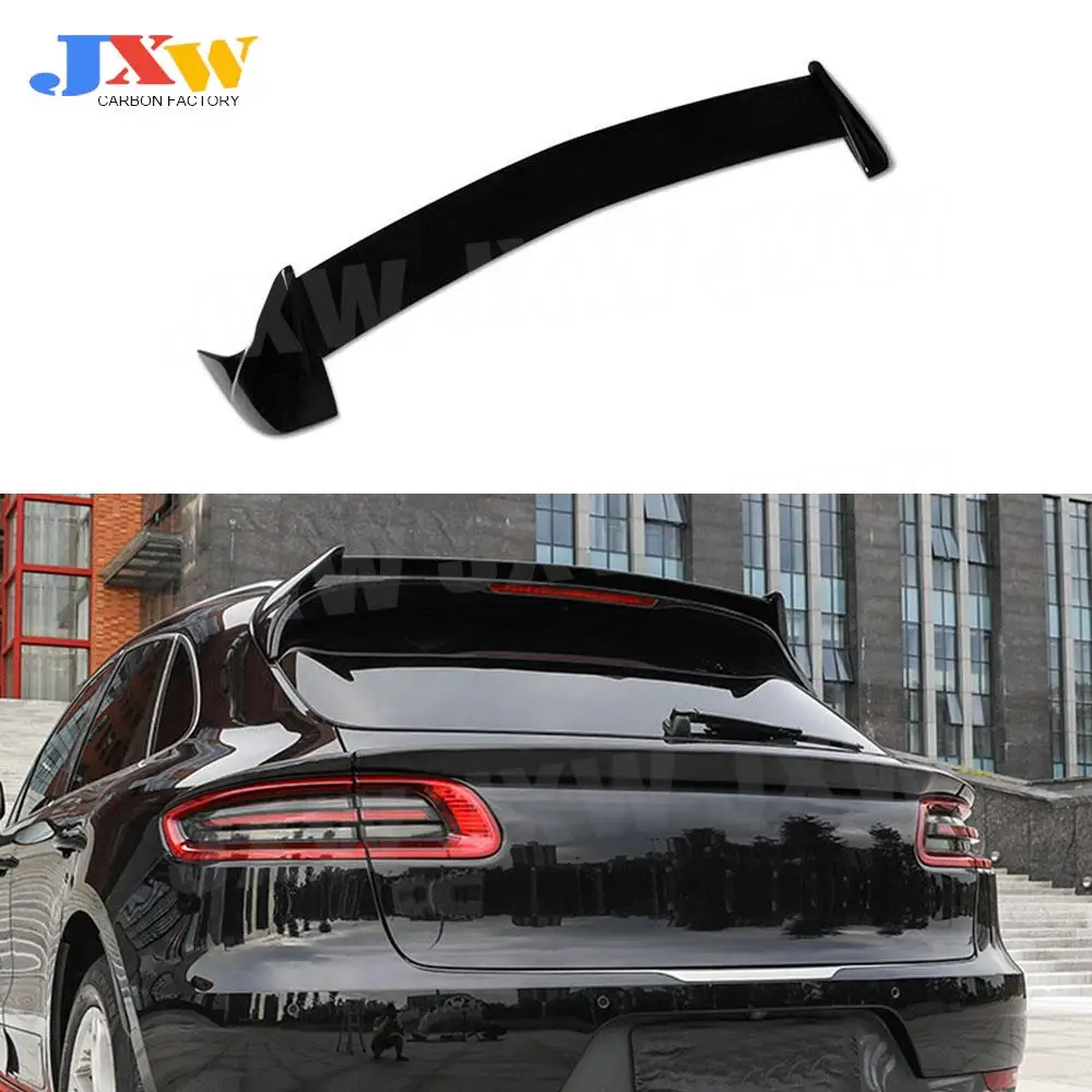 

Carbon Fiber Rear Roof Spoiler Gloss Black Wing for Porsche Macan Spoiler 2014 - 2018 Car Styling FRP Body Kits