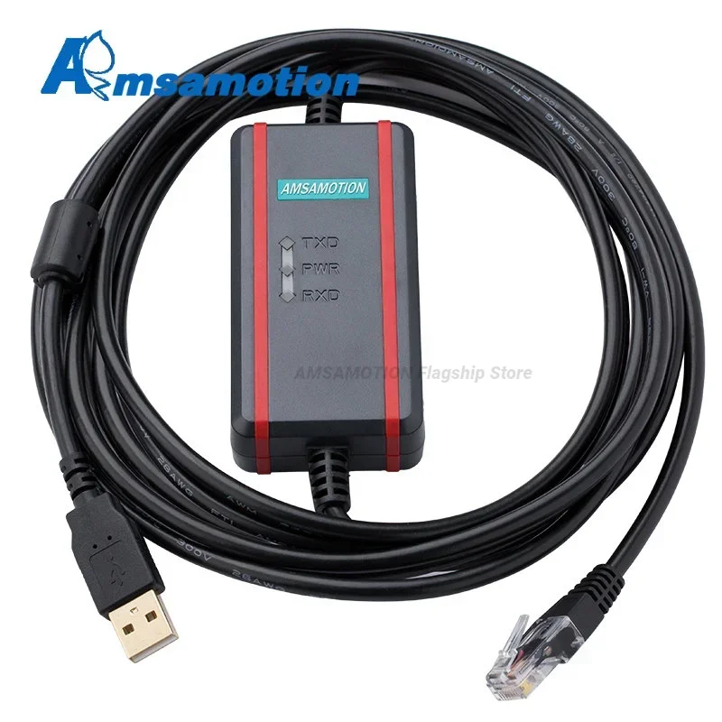 D2-DSCBL-USB Suitable For Direct LOGIC CLICK For  KOYO Series PLC Programming Cable USB-RJ12 FTDI Chip