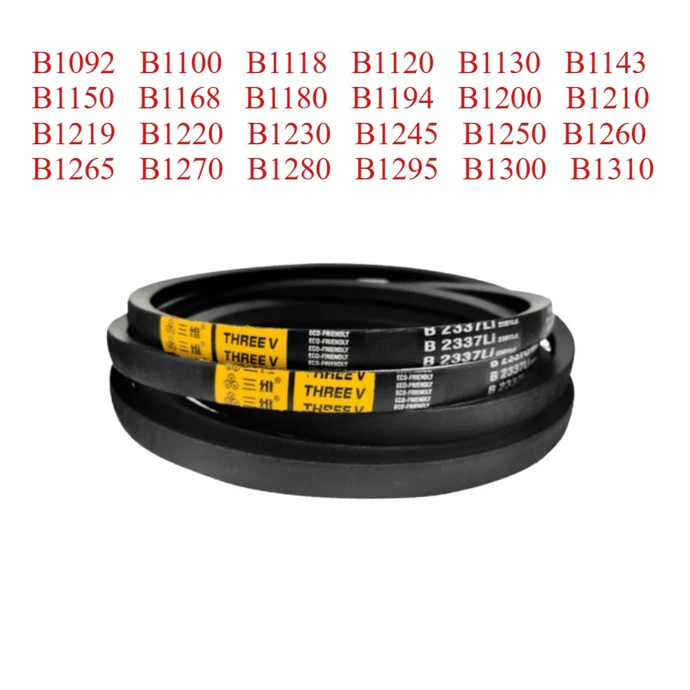 Correa triangular tipo B B1092-1310 correa de transmisión de goma B1092 1100 1118 1120 1130 1143 1150 1168 1180 1194 1200 1210 1219 1220