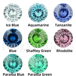 New Round 100 Faceted Cut Cubic Zirconia 5A Quality CZ Multicolor Loose CZ Gems Beads for Ring Earrings making