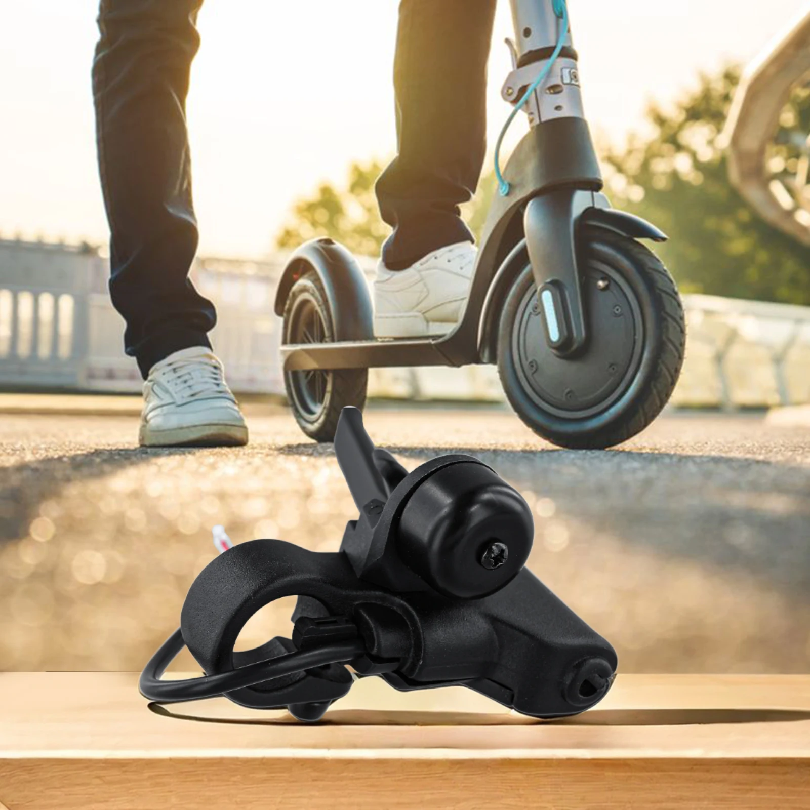 Sleek Design Brake Handle Featuring a Built In Bell Perfectly Compatible With the For xiaomi For M365 E Scooter Range