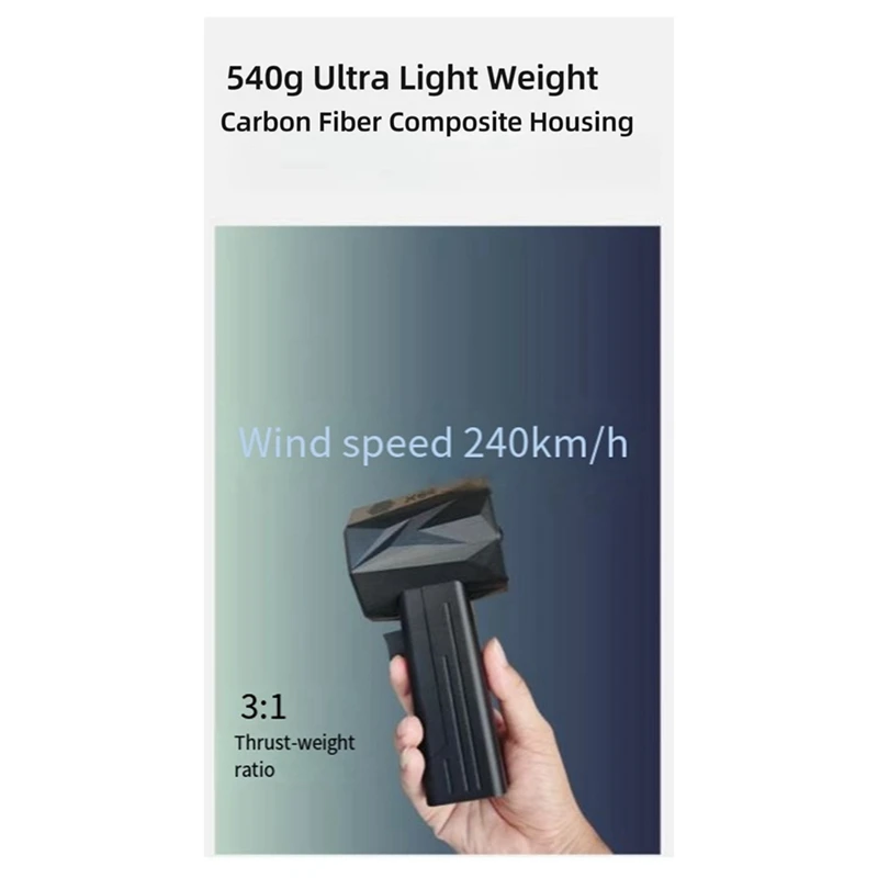 Высокоскоростной турбонагнетатель X- Pro Mini X64, 650 Вт, мощный Турбовентилятор 64 мм, турбонагнетатель, бесщеточный двигатель, скорость ветра 240 км/ч