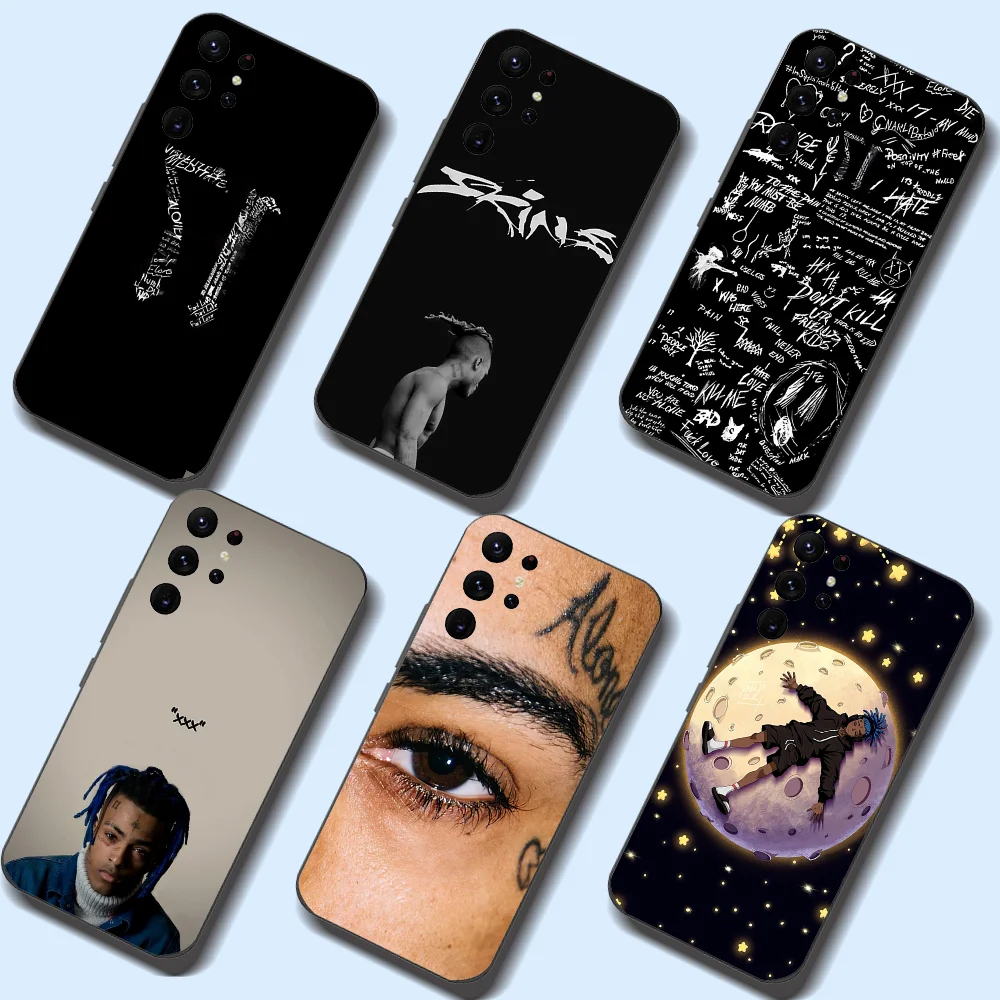 X-XXXTentacions 17 Rapper Phone Case For Samsung Galaxy A52 A12 A51 S21 Edge S22ULTRA S23 S20LITE Plus Ultra Black Cover