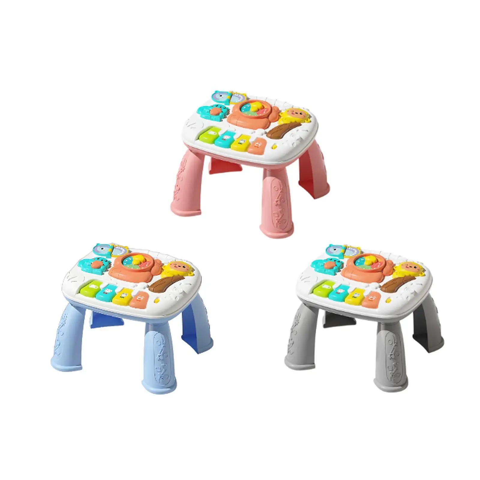 Baby Activity Table Piano Toy Learning Toy Kids Valentines Gifts Development Toy