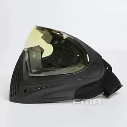 2024 FMA F1 Full Face Mask With Single Layer Paintball Safety Protective Mask Anti-fog Goggle Outdoor Tactical Airsoft Equipment