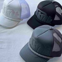 Unisex Sy World Letter Embroidery Baseball Net Caps Spring and Summer Outdoor Adjustable Casual Hats Sunscreen Hat