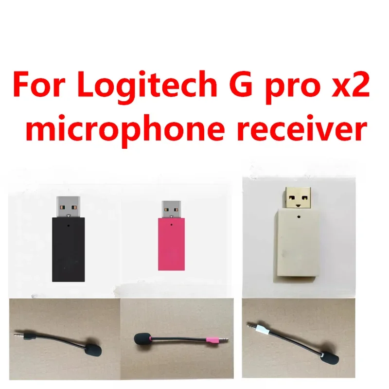 

Original spare parts for Logitech G PRO X 2 Headphones replacement GPROX2 Ear Pads Microphone dog receiver adapter audio cables