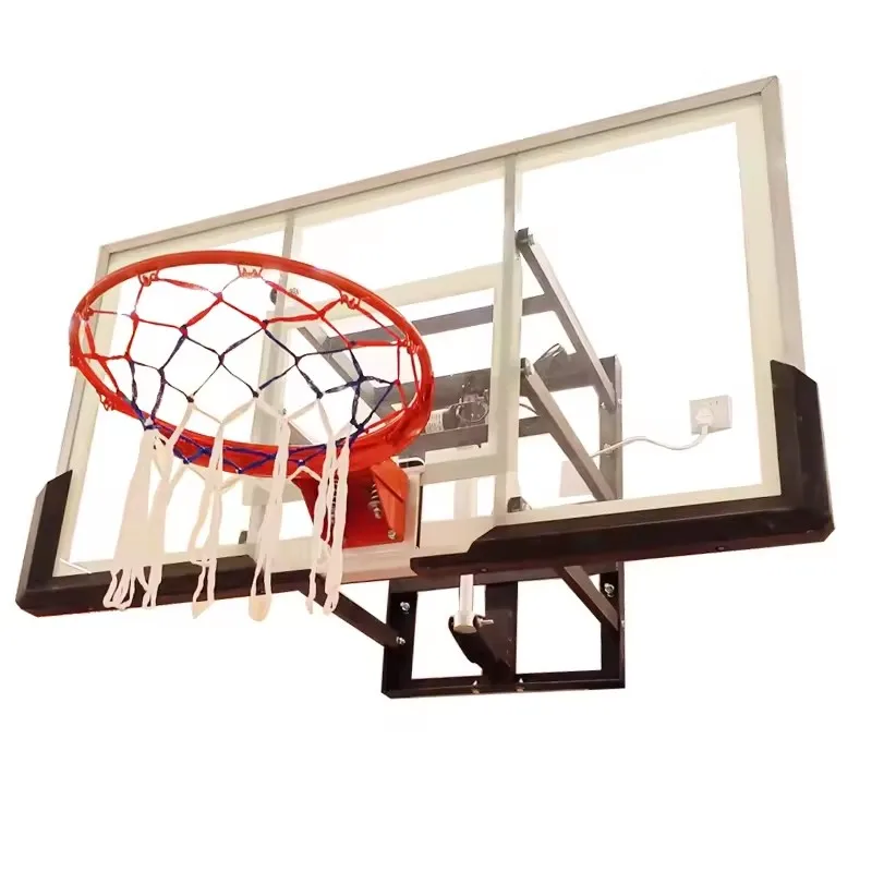 Basketball hoop wall hang on wall mounted adjustable basketball hoop 72x42 height adjustable wall mount basketball hoop