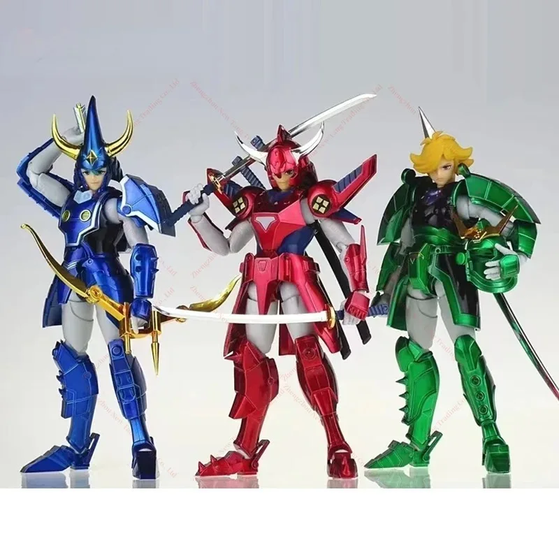 Koo Yoroiden Samurai Troopers Ronin Warriors Kikoutei Rekka Ryo Sanada Hashiba Touma Seiji Date White Black Tiger Action Figure