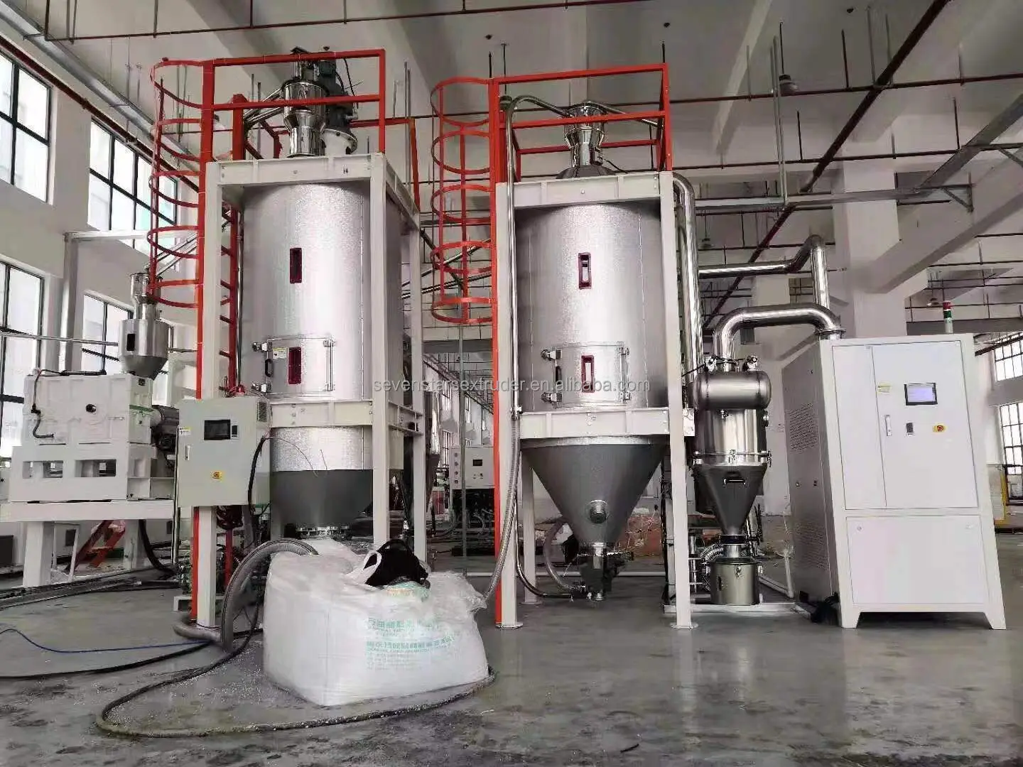 FDY mit PET-Flocken-Kristallisator