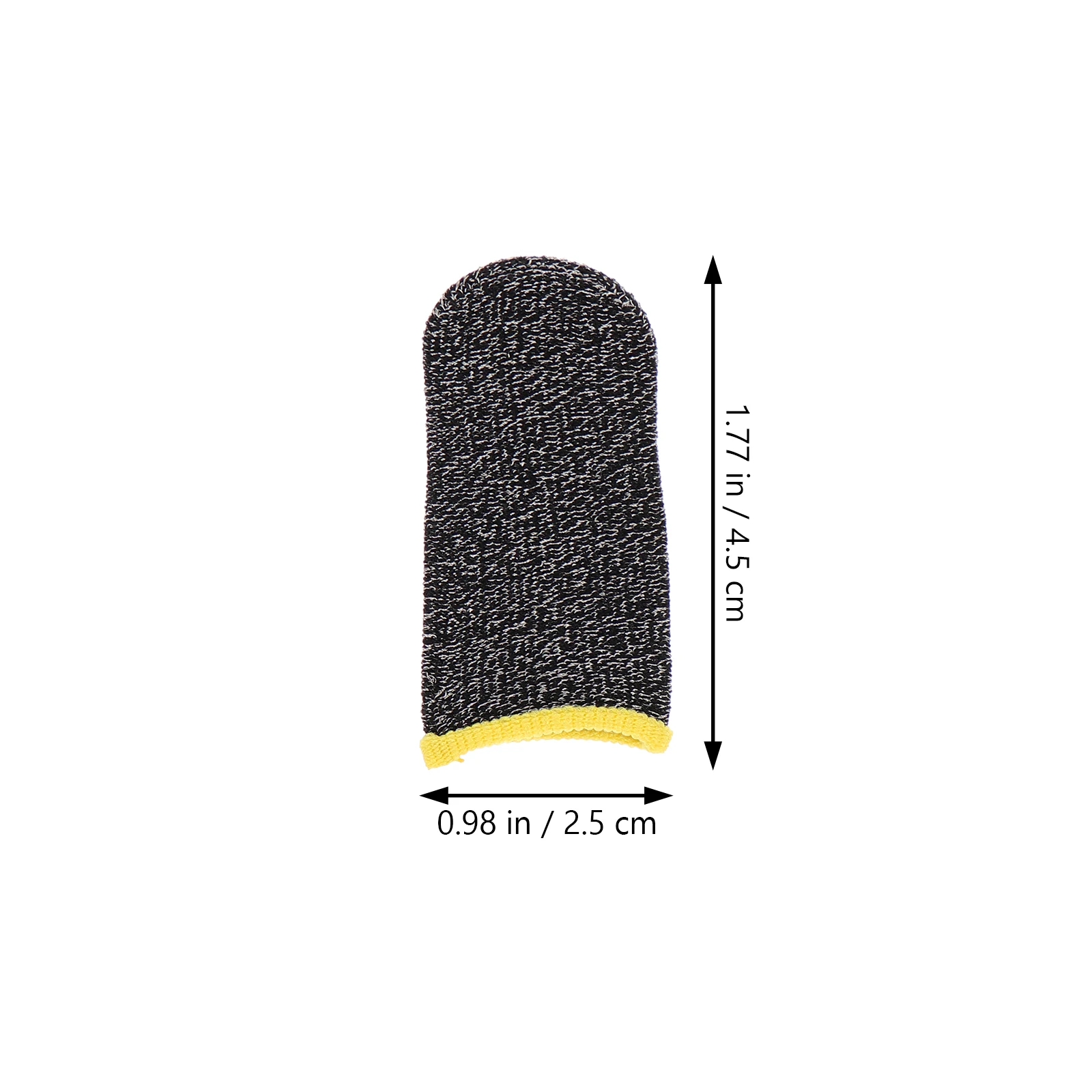 1 مجموعة 1 مجموعة من الأكمام الاصبع المضادة للعرق تنفس لعبة غطاء الاصبع للألعاب المحمول شاشة تعمل باللمس نصائح واقية عدم الانزلاق #5