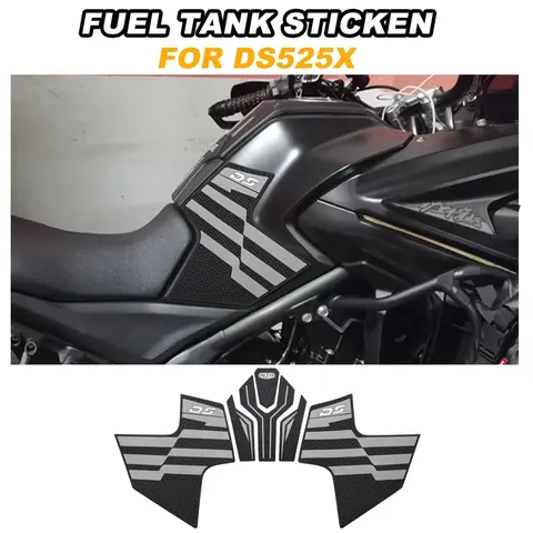 Bilashmart For VOGE 525 DSX DS525X 2023 2024 2025 DS 525 X Motorcycles Gas Oil Tank Protection Pad Side Stickers Knee Grip Traction Decal