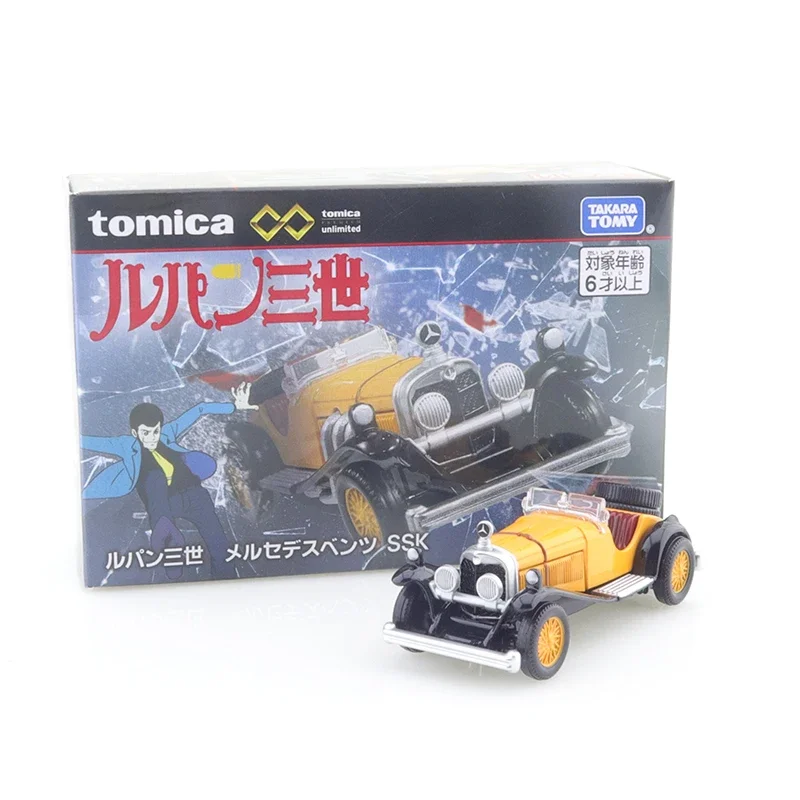 Takara Tomy Tomica Premium Unlimited 11 Lupin the 3rd Mercedes-Benz SSK Diecast Automotive Model Ornaments Cas Toys Gift