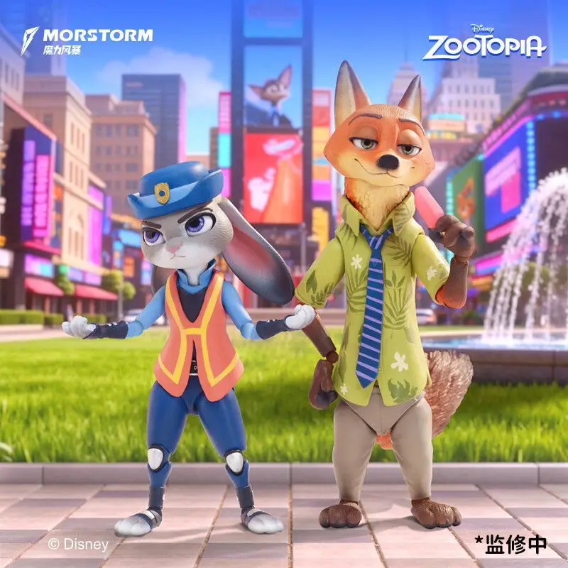 MORSTORM Disney Zootopia Judy Hopps BJD Artikulierte Actionfigur Blind Box Sammlerstück Geschenk