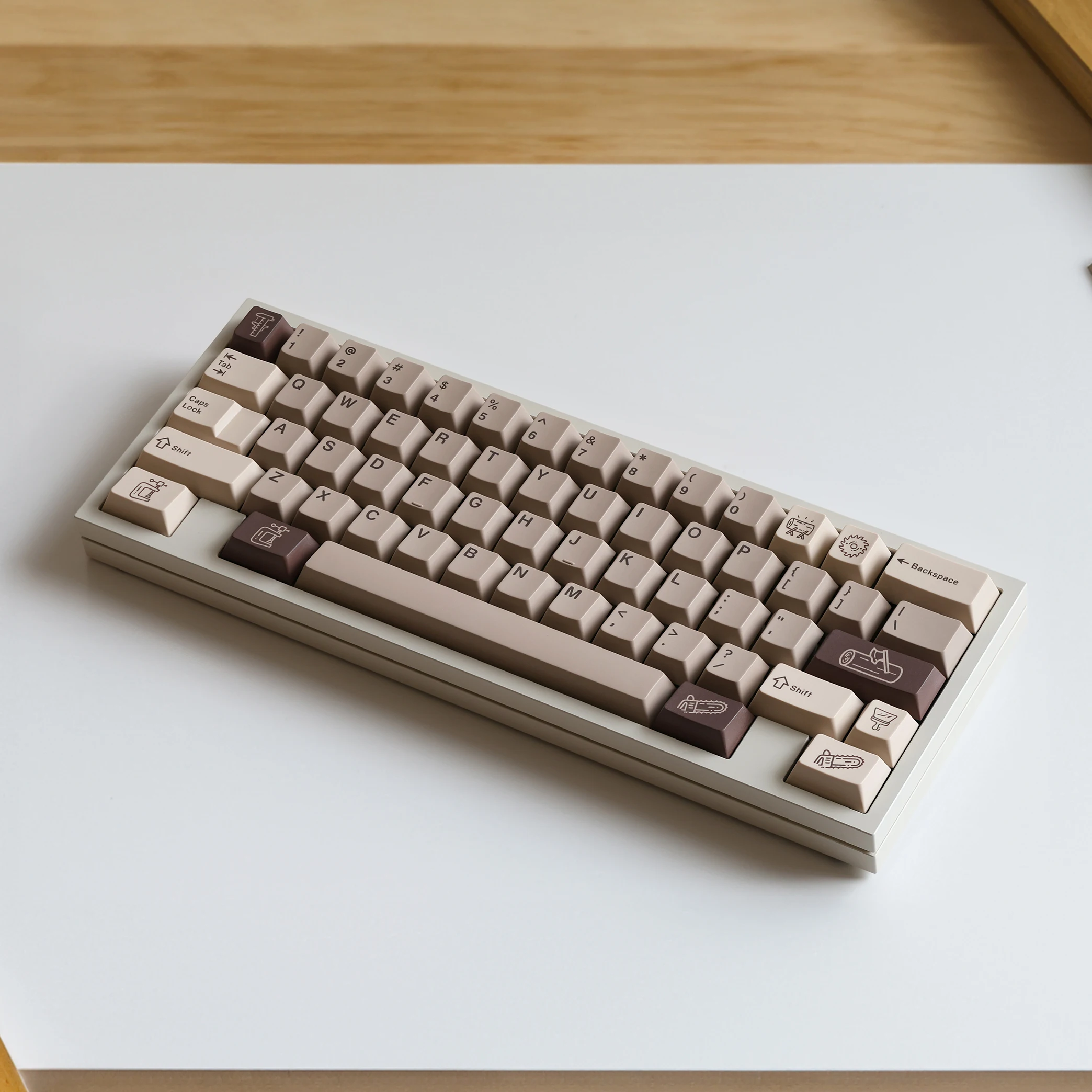 Estúdio Carpenter Keycaps, Material de Sublimação PBT, Cherry Perfil Keycaps, 68, 75, 980, 87 Keycap, adequado para Keycaps mecânicos