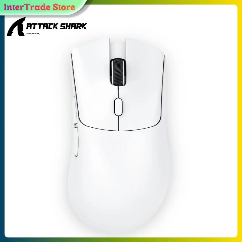 

Беспроводная игровая мышь Attack Shark R1, трехрежимная, 24G, Bluetooth, проводная, 18 точек на дюйм, датчик PAW3311, 59 г, легкая перезаряжаемая мышь