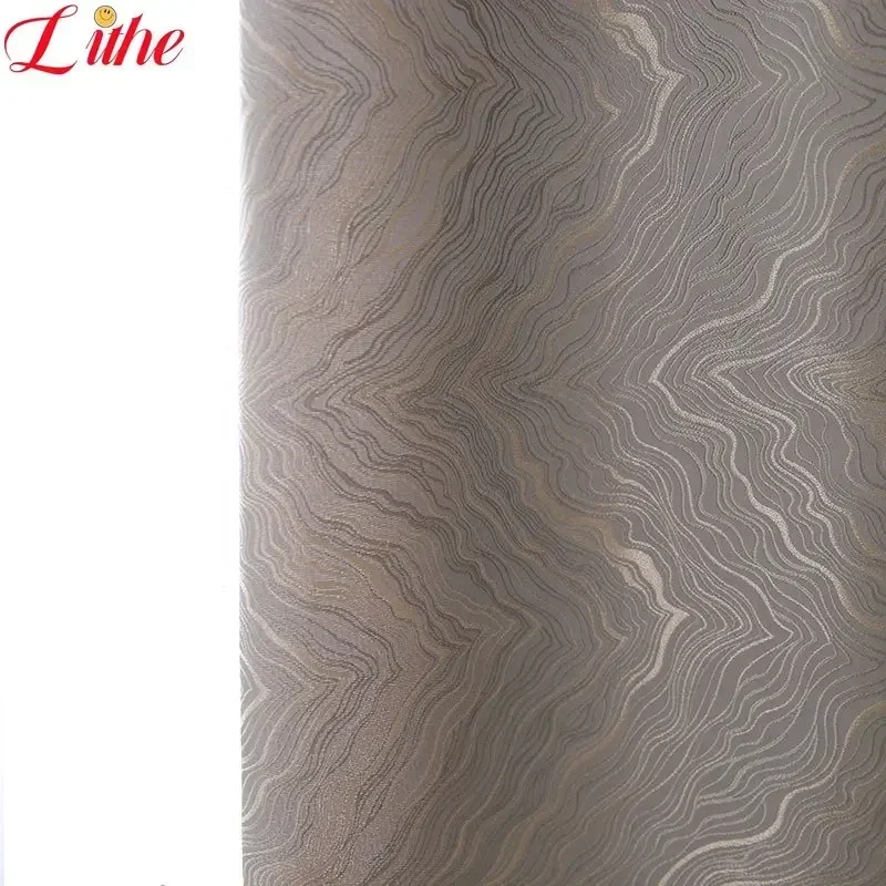 

Hall Curtains for Living Room Bedroom High Blackout Windows Decor New Modern Luxury Water Ripple Series Curtain