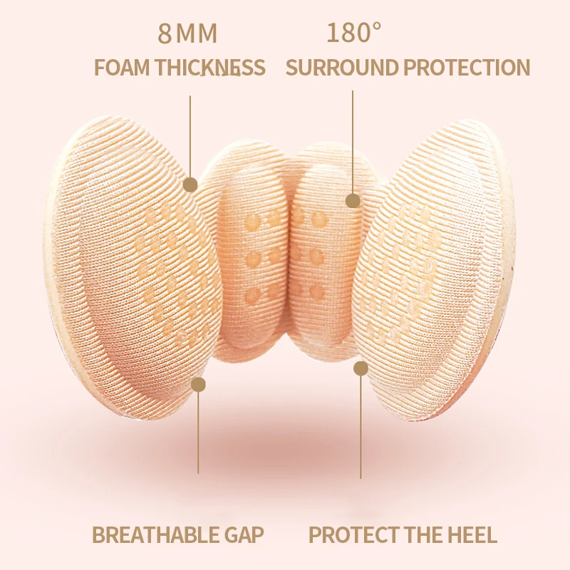 Plantillas para zapatos de tacón alto para mujer, almohadillas adhesivas de tamaño ajustable, Protector de empuñaduras, pegatina para aliviar el dolor, cuidado del pie