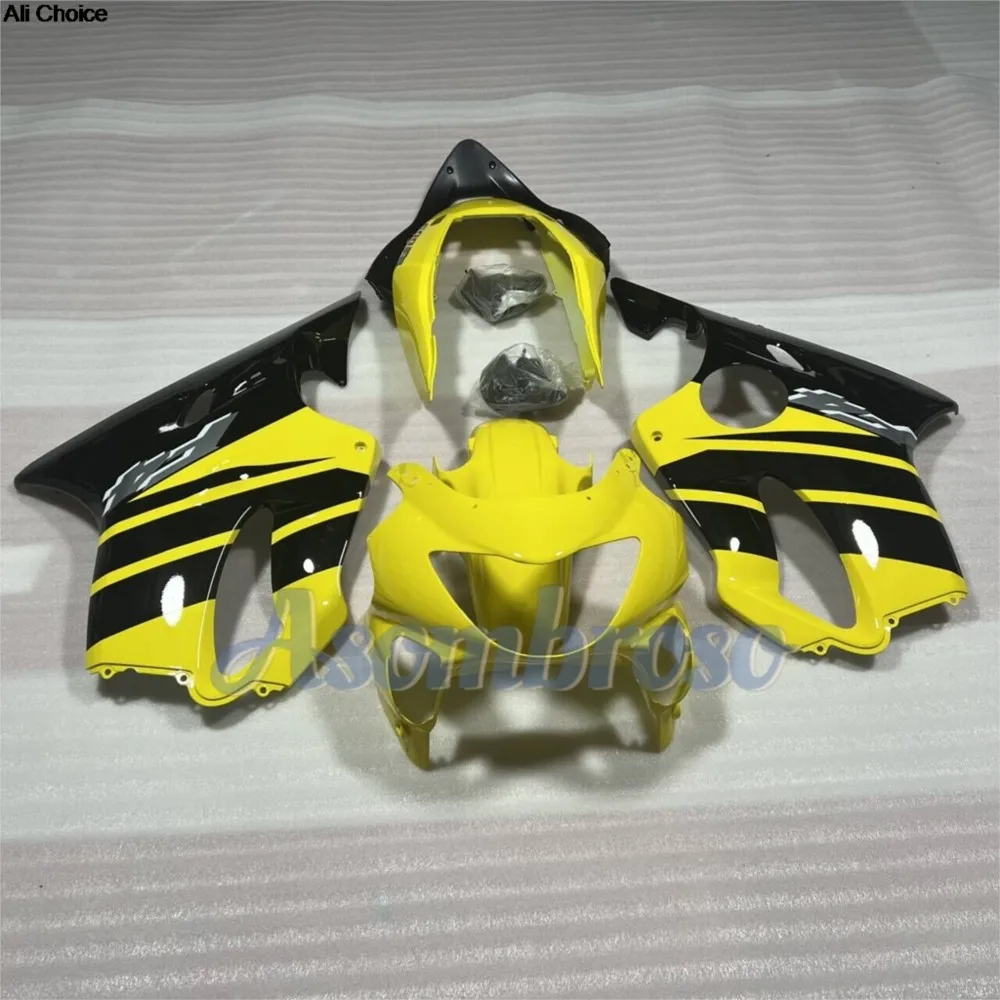 Yellow Black Fairing Kits Fits CBR600F4 1999 2000 F4 Injection Cowling CBR600 99 00 Moto Wrecked Refitting Fairings Set