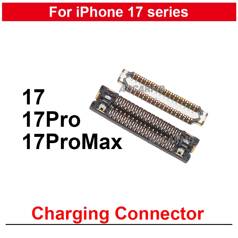 

For iPhone 17 Pro Charging FPC Plug Connector On Board On Flex Cable Replacement Repair Parts