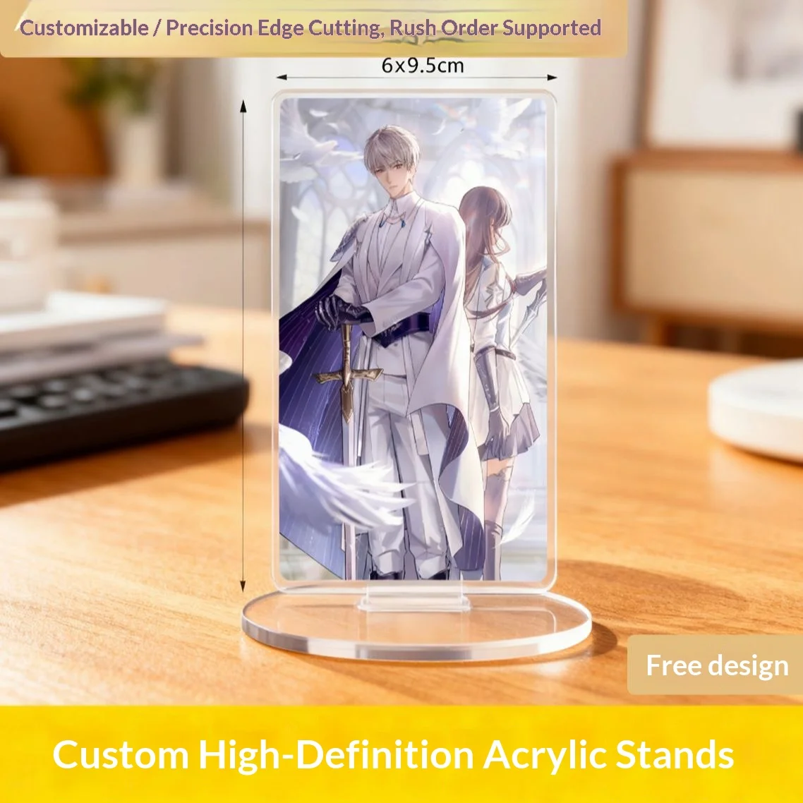 

Заводская акриловая подставка на заказ, выпускной сувенир, настольное украшение, подарок, брелок, кулон, любовь и глубокое пространство, изготовление на заказ