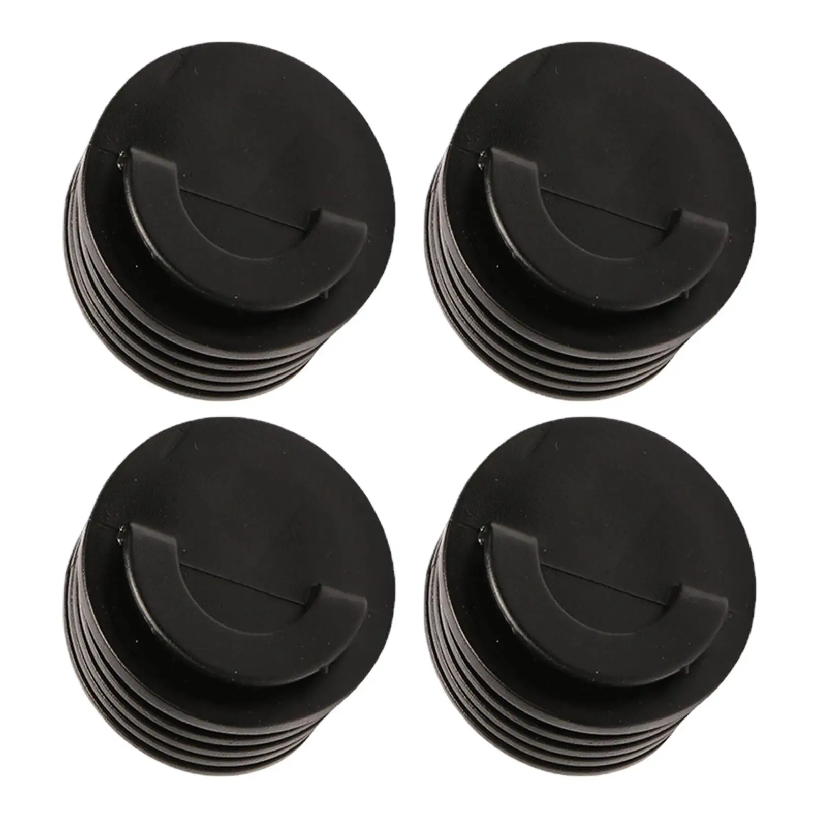 4 Pieces Kayak Scupper Plugs Waterproof Easy Installation Boat Accessory Canoe Replacement Lightweight Dinghy Kayak Drain Plug