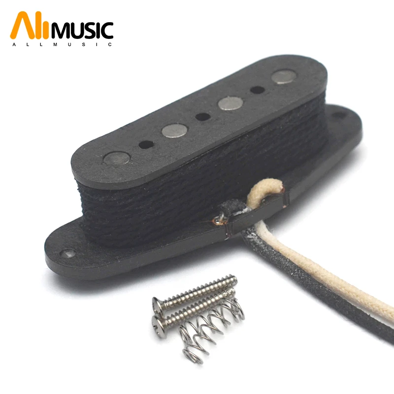 Alnico 5 Pickup Mandolin 4 String Pickup with Fiber Bobbin 4.6K String Spacing 38MM Pickpu for Electric Guitar