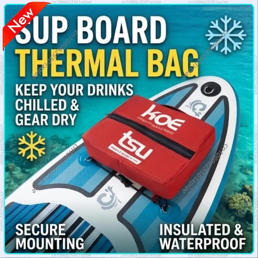 Bolsa térmica para tabla de paddle surf, bolsa de almacenamiento impermeable con aislamiento, bolsa de malla para SUP, kayak, canoa, accesorios para deportes acuáticos al aire libre
