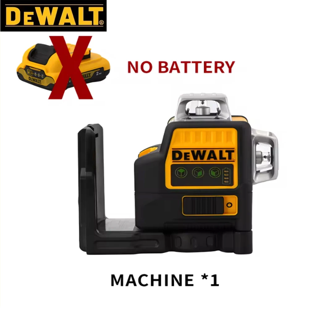 

NewDewalt DW089L Sides*360 Degree Vertical Lithium Battery 12 Lines Laser Level Horizontal Green Meter Outdoor tools