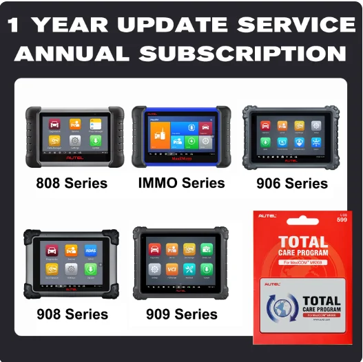خدمة تحديث لمدة عام واحد لخدمة Autel MaxiIM IM508 / Auro OtoSys IM100 (اشتراك فقط) عبر الإنترنت، بدون شحن
