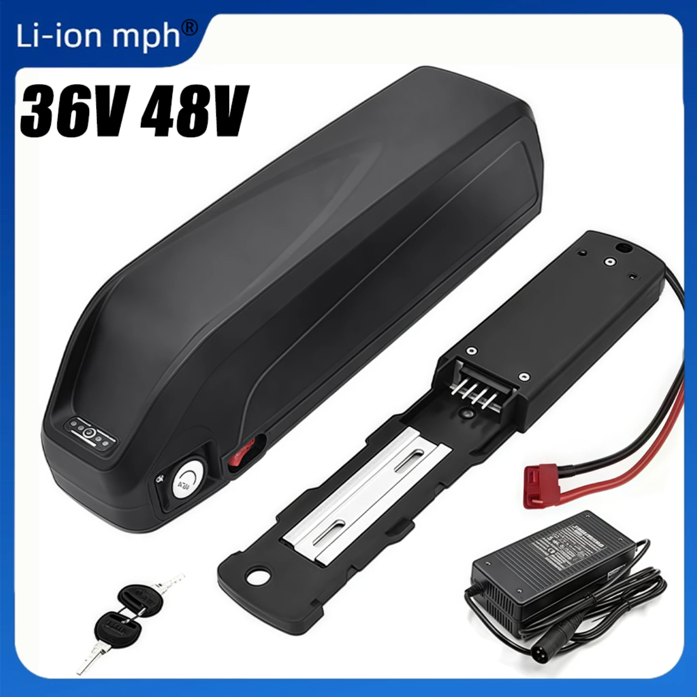 

36V 48V Original Hailong Battery +charger 1200 cycles For 750W 550W 450W 350W Motor Built in 30A BMS High quality battery cells