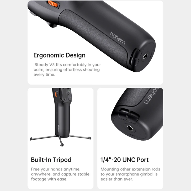 hohem iSteady V3 Extendable 3-Axis Smartphone Gimbal Stabilizer