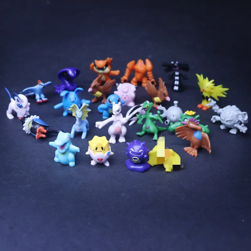 Kleine Größe 48/72/96/120/144 Stück Poke-Spiel Anime-Actionfiguren Puppen-Modell Sammler-Spielzeug Geburtstagsgeschenk – Detail 5