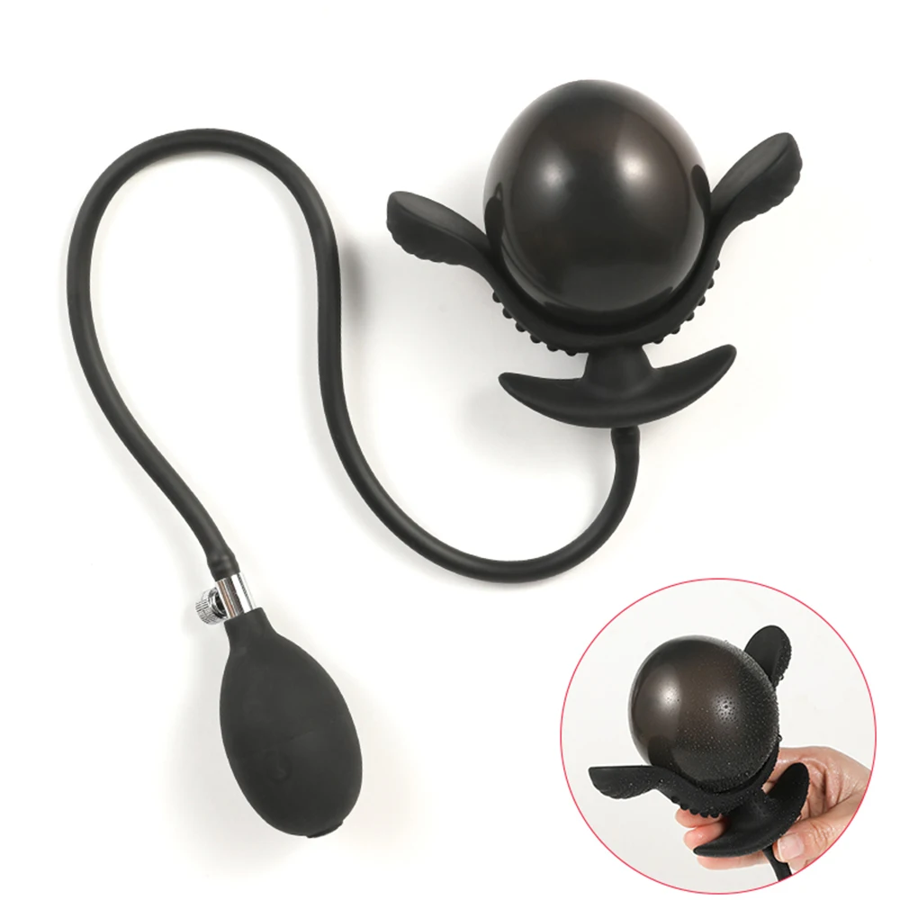 꽃 모양의 팽창식 항문 플러그, 항문 확장기, 유니섹스 게이 성인용 전립선 마사지기 섹스 토이