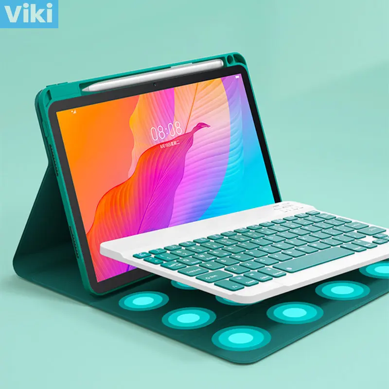 

Keyboard Case For Huawei Matepad 11 10.4 T10s T10 S Pro 10.8 MediaPad M6 Cover Arabic Russian Spanish Korean Keyboard Cover Sale