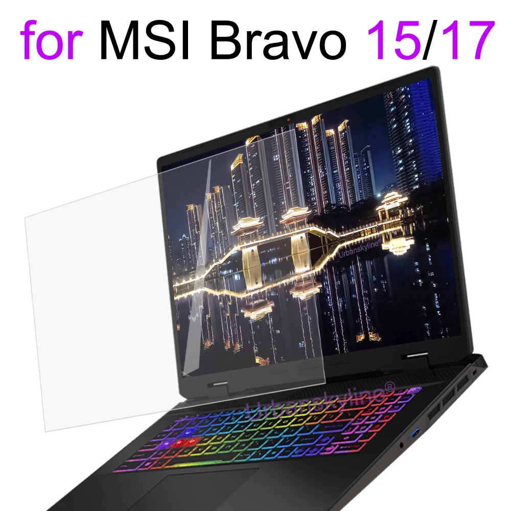 Screen Protector for MSI Bravo 17 15 15.6 17.3 Inch A4D C7U C7V D7V B5D HD Clear Guard Matte Frosted Skin Film