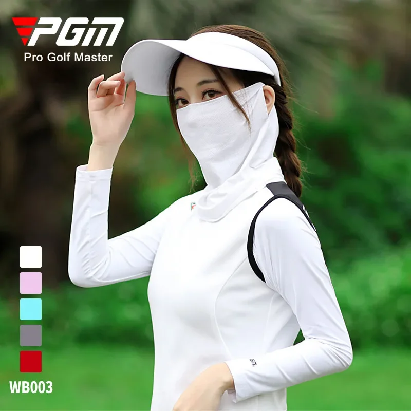 PGM Golf Sunshade Mask for Men and Women Ice Silk Neck, Summer Sunshade Mask, Multiple Wearing Methods