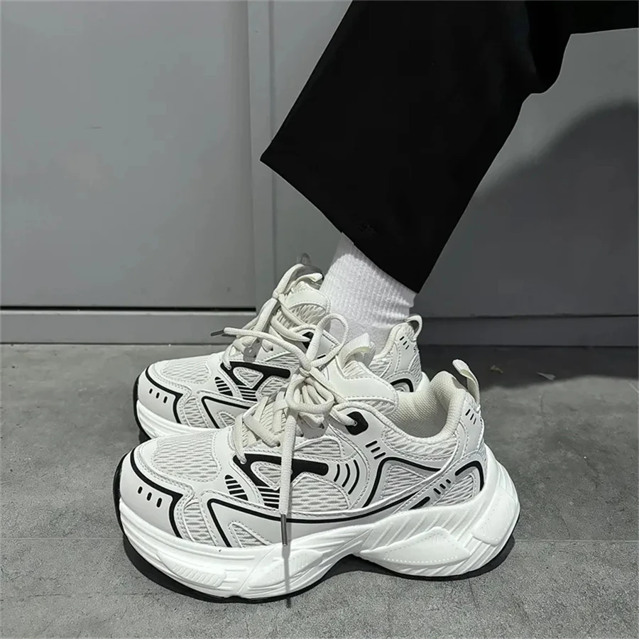 2024 New Casual Chunky Sneakers Fashion Old Dad Shoes  White Men Women Super Popular Boys Girls Sports Shoes BlackRunning Shoes