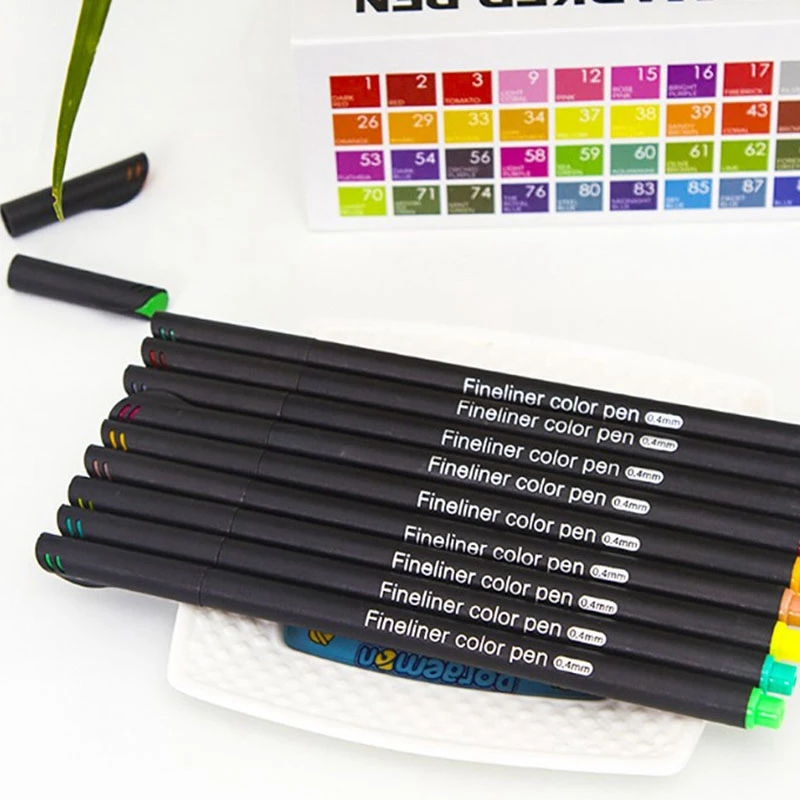 Colorful Neutral Marker Pen Pens For School Office Pen Set Kawaii Ink Pen Art Supplies Cute