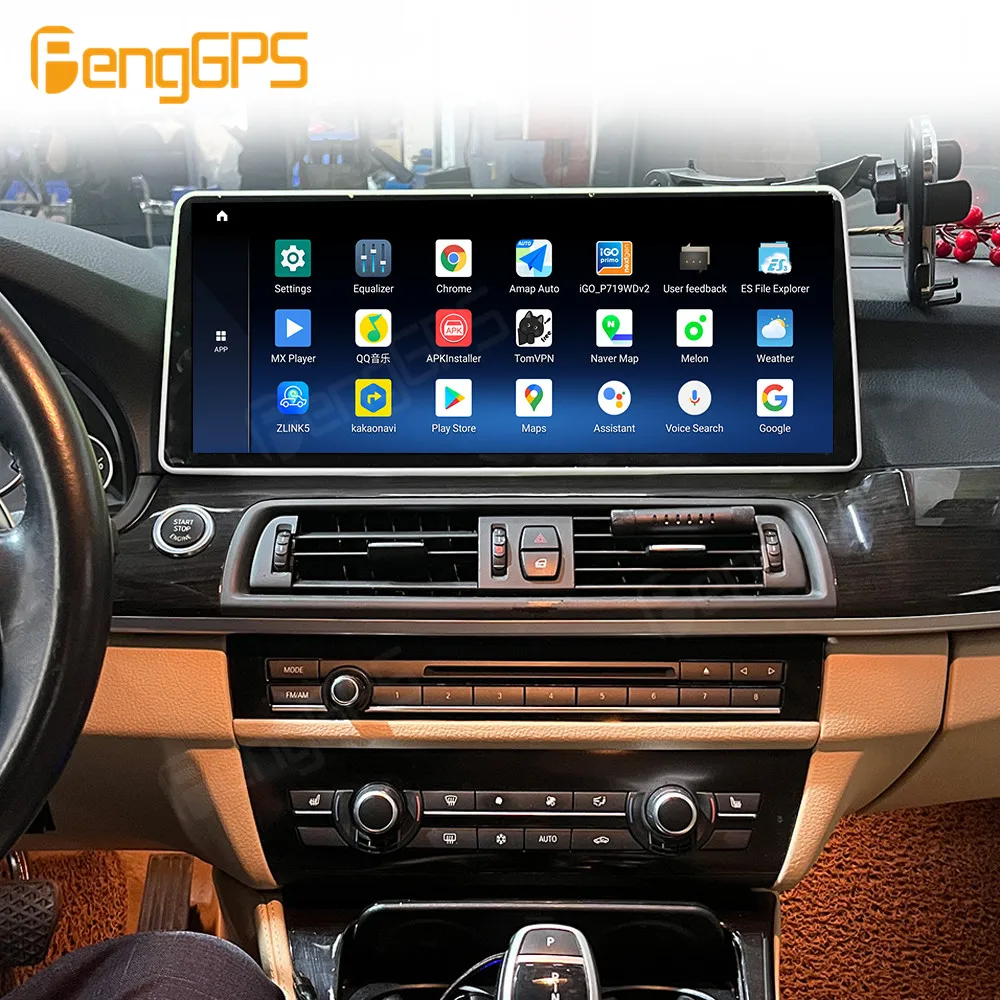 15.9 Inch GPS Navigation For BMW 5 Series F10 F18 2011-2018 Car Radio Android Carplay multimedia Player Stereo Head Unit Screen