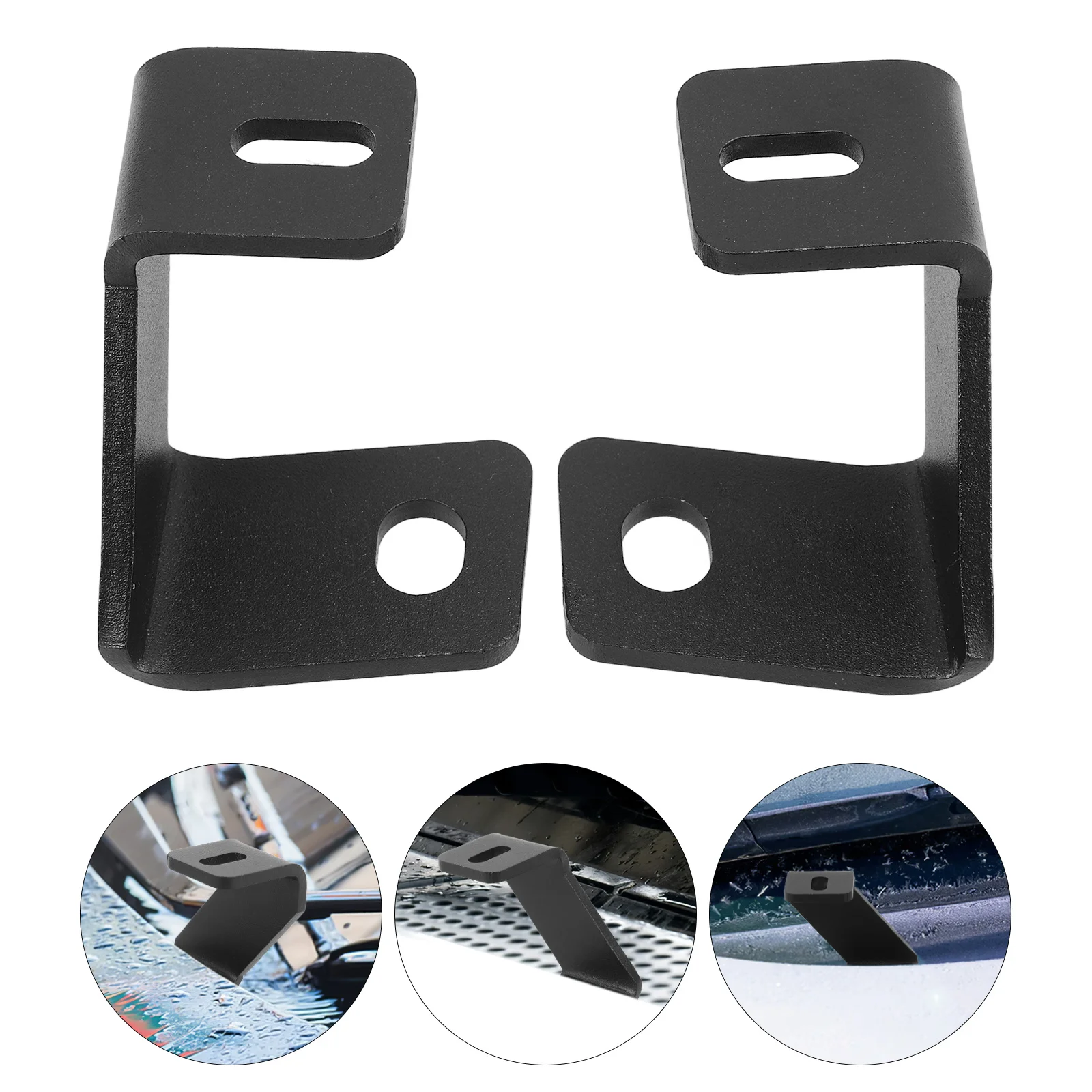 

Hood Mount Bracket Adjustable Light Bar Mount For Car Work Light Spotlight Holder Compatible With Most Vehicle Models