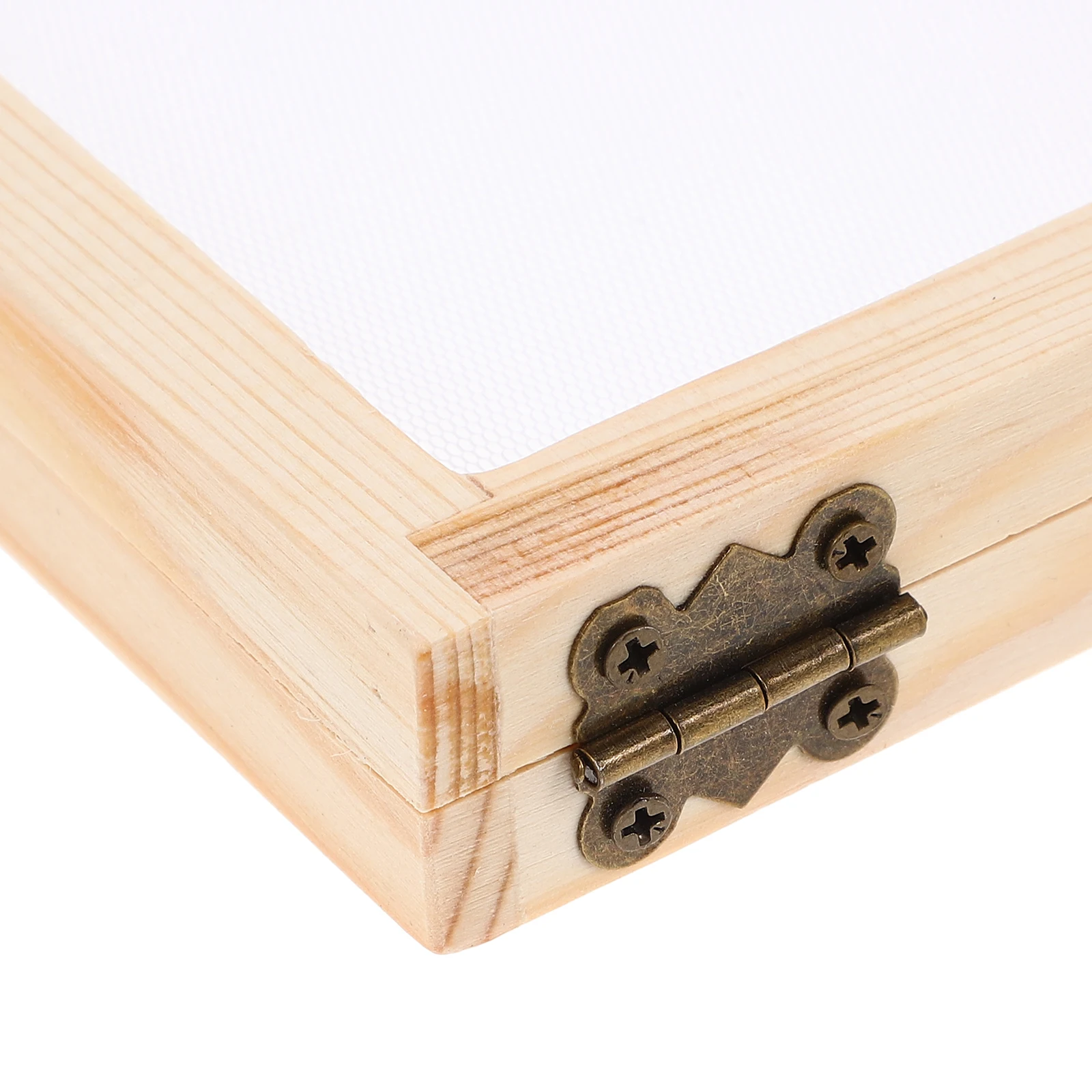 

Wooden Paper Making Frame DIY Mold Screen Mesh Craft Frame for Printing T-Shirts Bags Educational Environmental Awareness