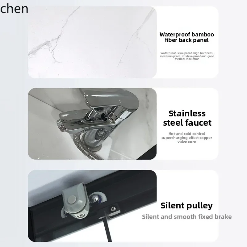 

AB Dry and Wet Separation Bathroom Toilet Integrated Household Partition Shower Room Toilet Room